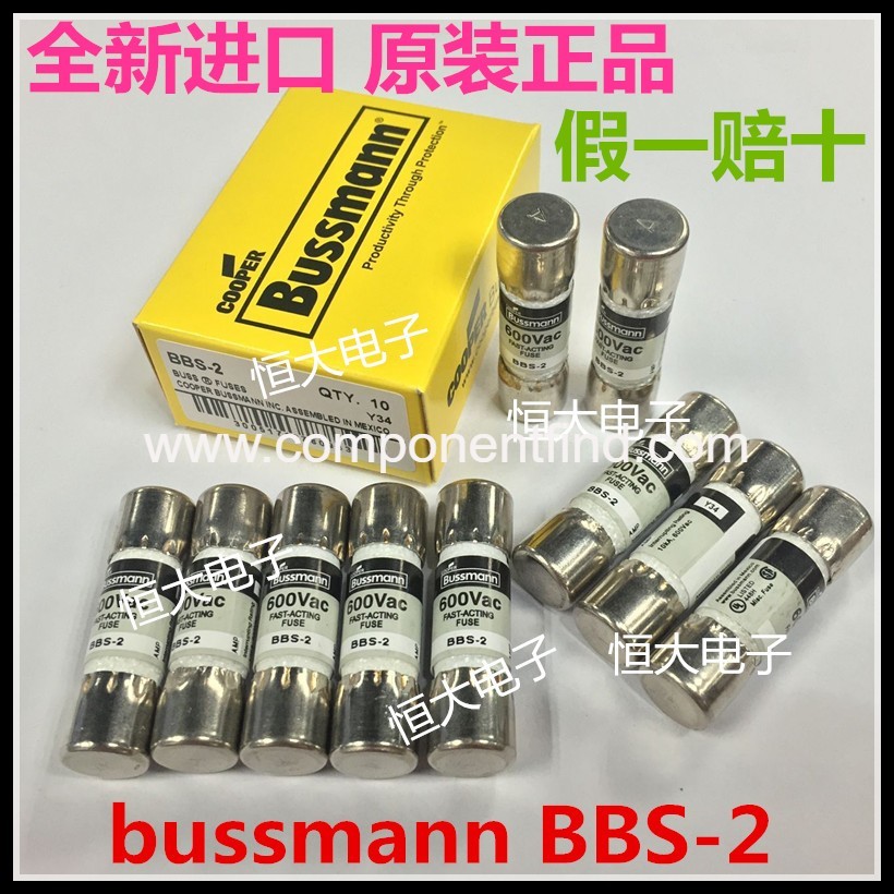 bussmann U.S. imported fast fuse BBS-1-6/10 600V 10*35 1.6A