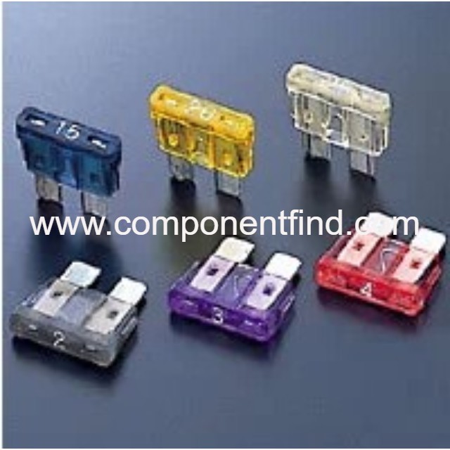 Car medium insurance film insert fuse 5A 10A 15A 20A 25A 30A 40A 50A 32V