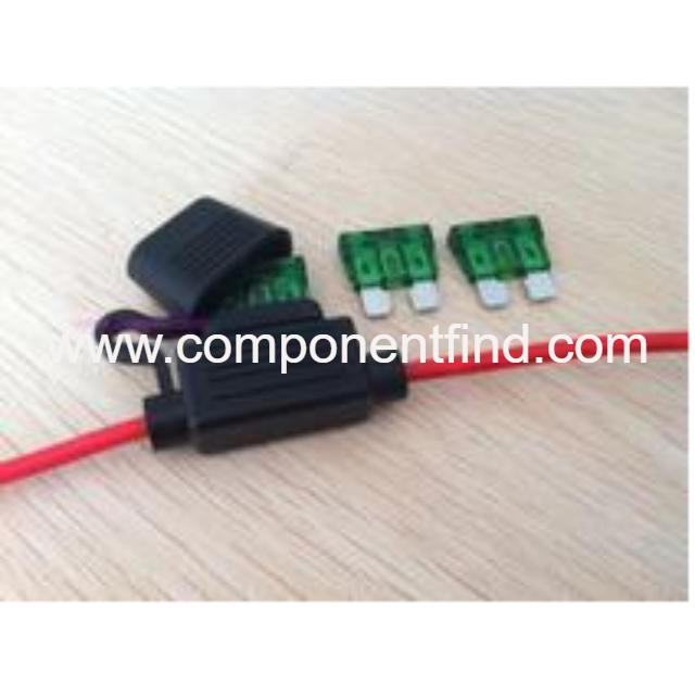 With wire car fuse holder Medium-sized car insert insurance seat Medium-sized insurance film box waterproof wiring harne