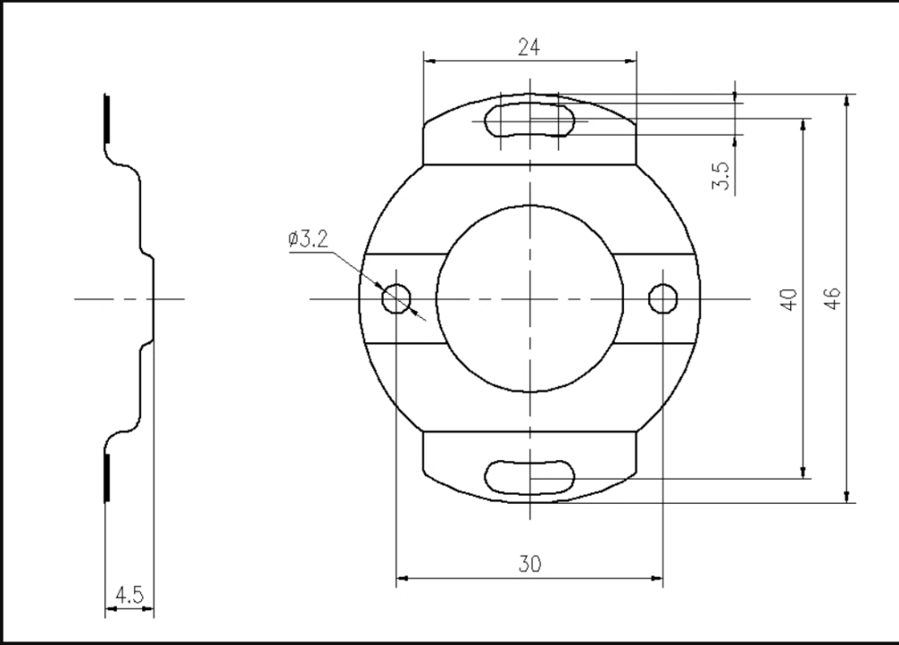 For IHU4809 IHK4808 48T ZKD and other servo motor encoder connecting bracket spring