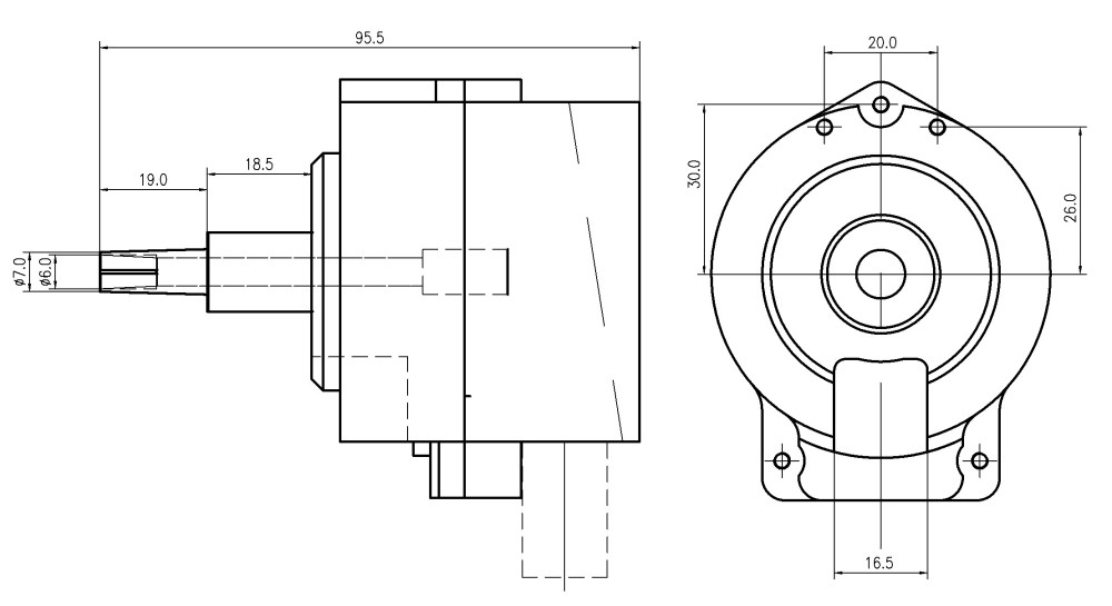 OG 72 DN 1024R New German Technical Encoder Complete Substitute