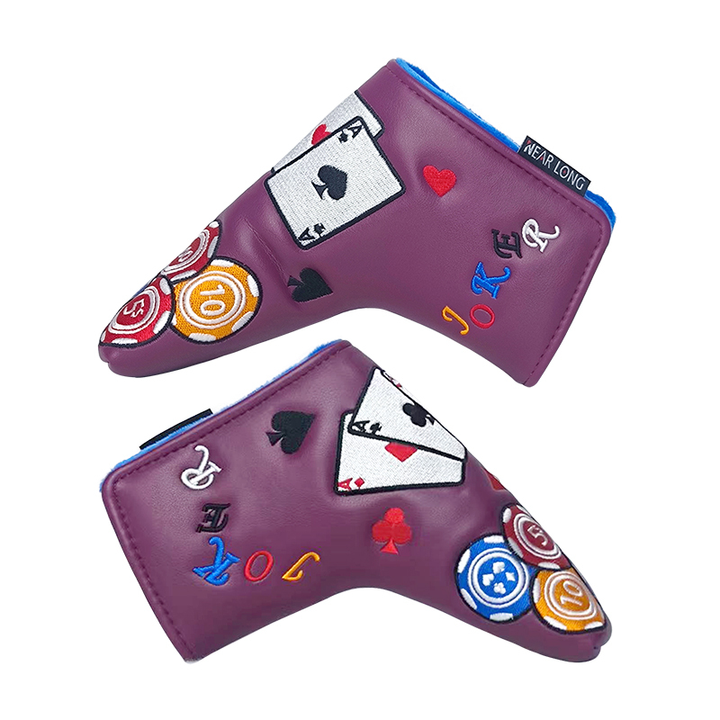 Putter headcover,www.nearlonggolf.com,5. Custom Golf Headcover Set Driver Fairway Hybrid
