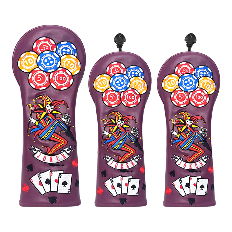 Wood Headcover,www.nearlonggolf.com,PU Leather Golf Headcover For Driver With Magnetic Closure