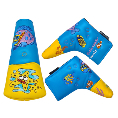 Putter Headcover,www.nearlonggolf.com,OEM PU Leather Golf Putter Headcover Brand Collection