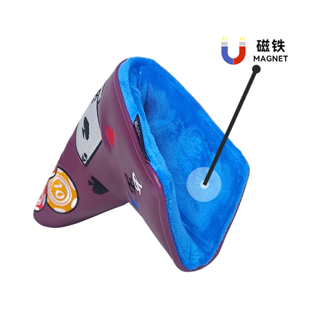 Putter headcover,www.nearlonggolf.com,5. Custom Golf Headcover Set Driver Fairway Hybrid