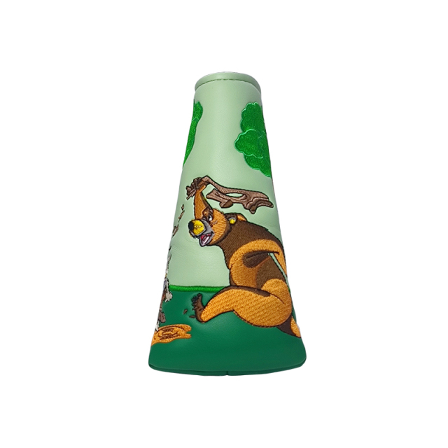 Putter Headcover,www.nearlonggolf.com,Luxury Golf Putter Headcover Embroidery Logo