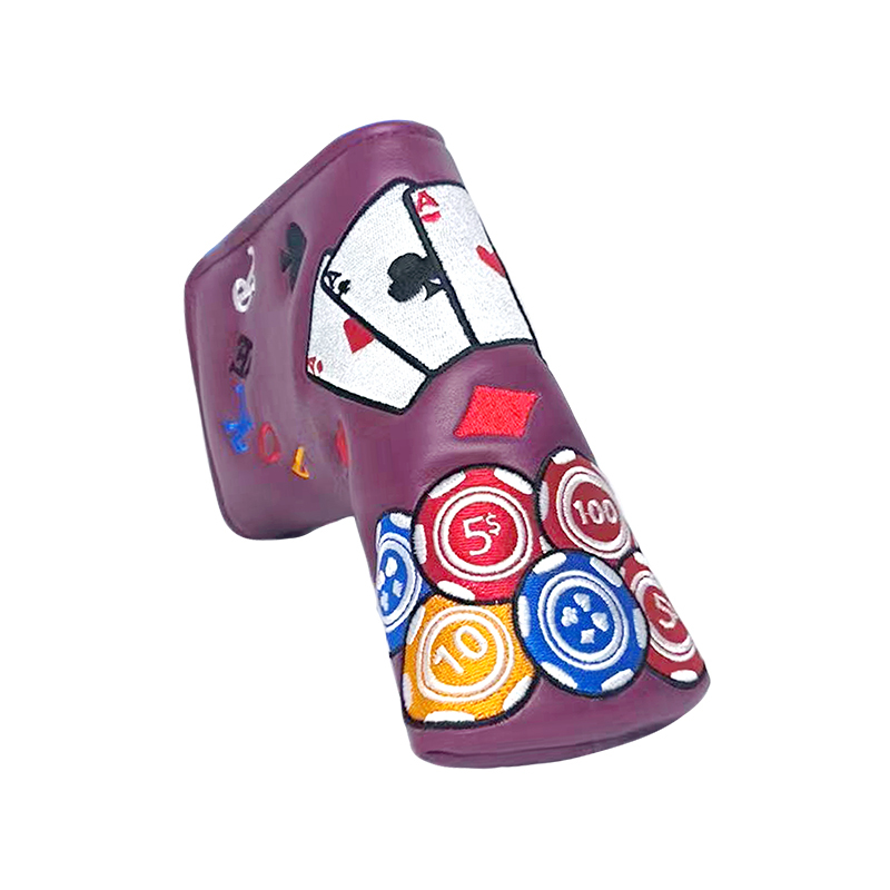 Putter headcover,www.nearlonggolf.com,5. Custom Golf Headcover Set Driver Fairway Hybrid