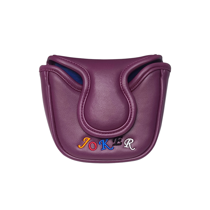 Putter Headcover,www.nearlonggolf.com,Luxury PU Leather Golf Driver Putter Headcover Magnetic