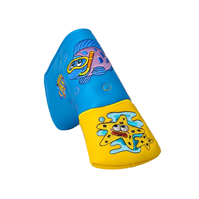 Putter Headcover,www.nearlonggolf.com,OEM PU Leather Golf Putter Headcover Brand Collection