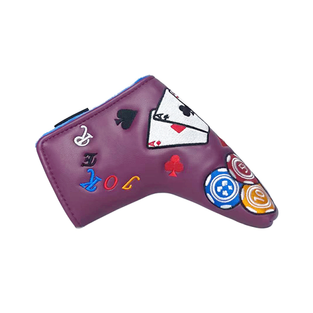 Putter headcover,www.nearlonggolf.com,5. Custom Golf Headcover Set Driver Fairway Hybrid