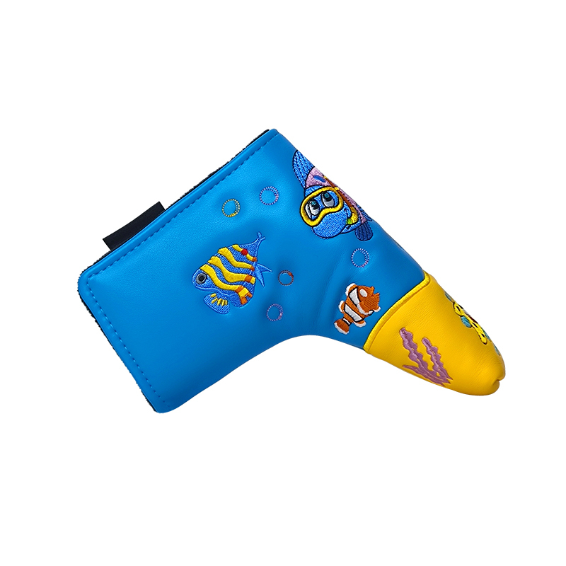 Putter Headcover,www.nearlonggolf.com,OEM PU Leather Golf Putter Headcover Brand Collection