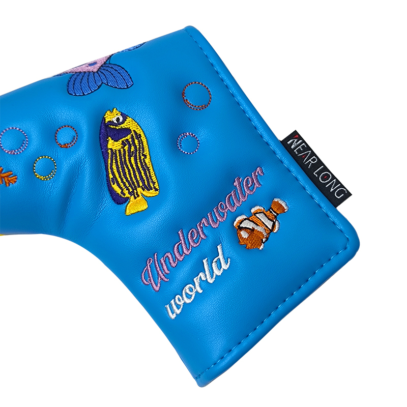 Putter Headcover,www.nearlonggolf.com,OEM PU Leather Golf Putter Headcover Brand Collection