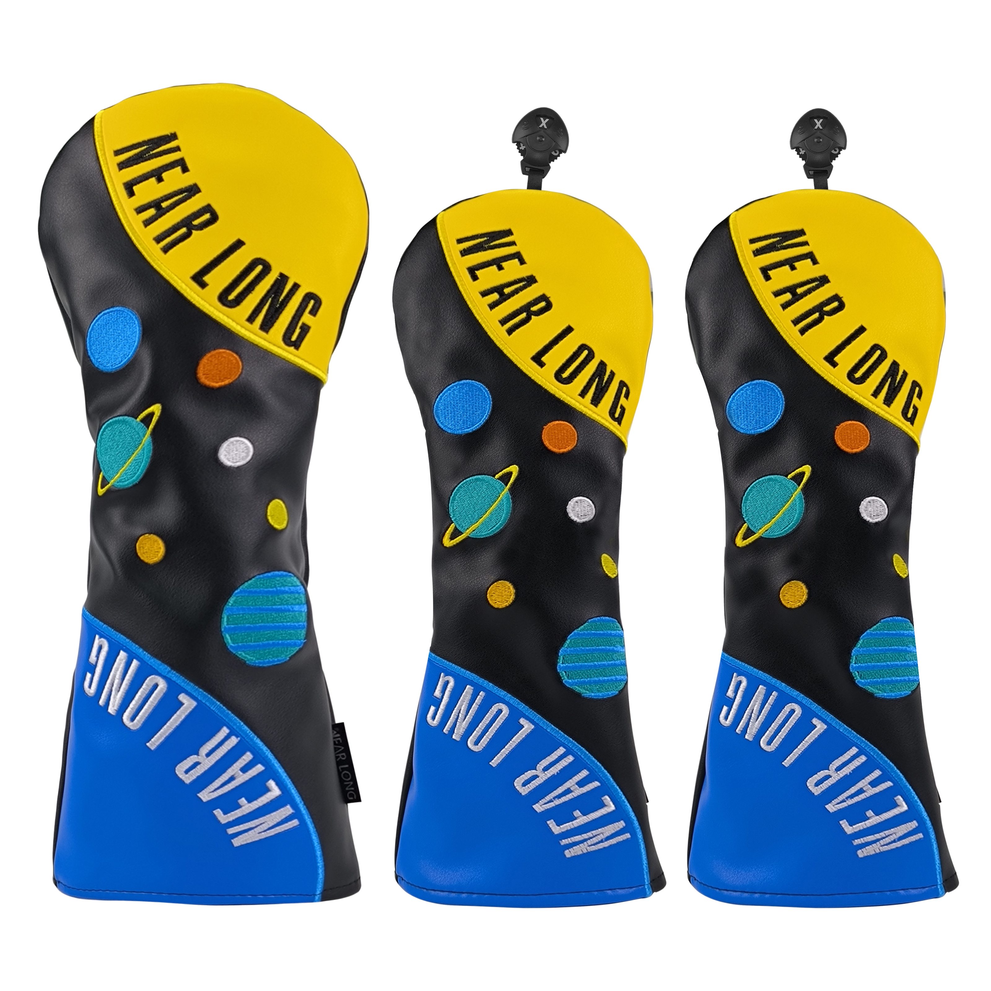 Wood headcover,www.nearlonggolf.com,Golf Driver Headcover Soft Lining Waterproof Design