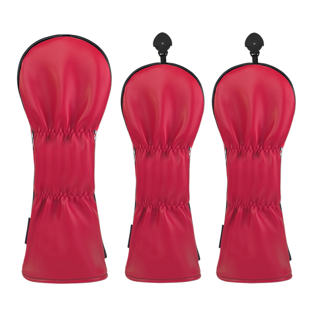 Wood headcover,www.nearlonggolf.com,Premium Golf Headcover Set Custom Logo For Brand Collection