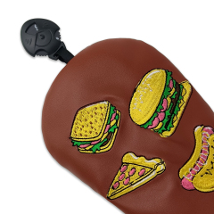 Wood headcover,www.nearlonggolf.com,OEM Golf Headcover Factory Custom Bulk Orders