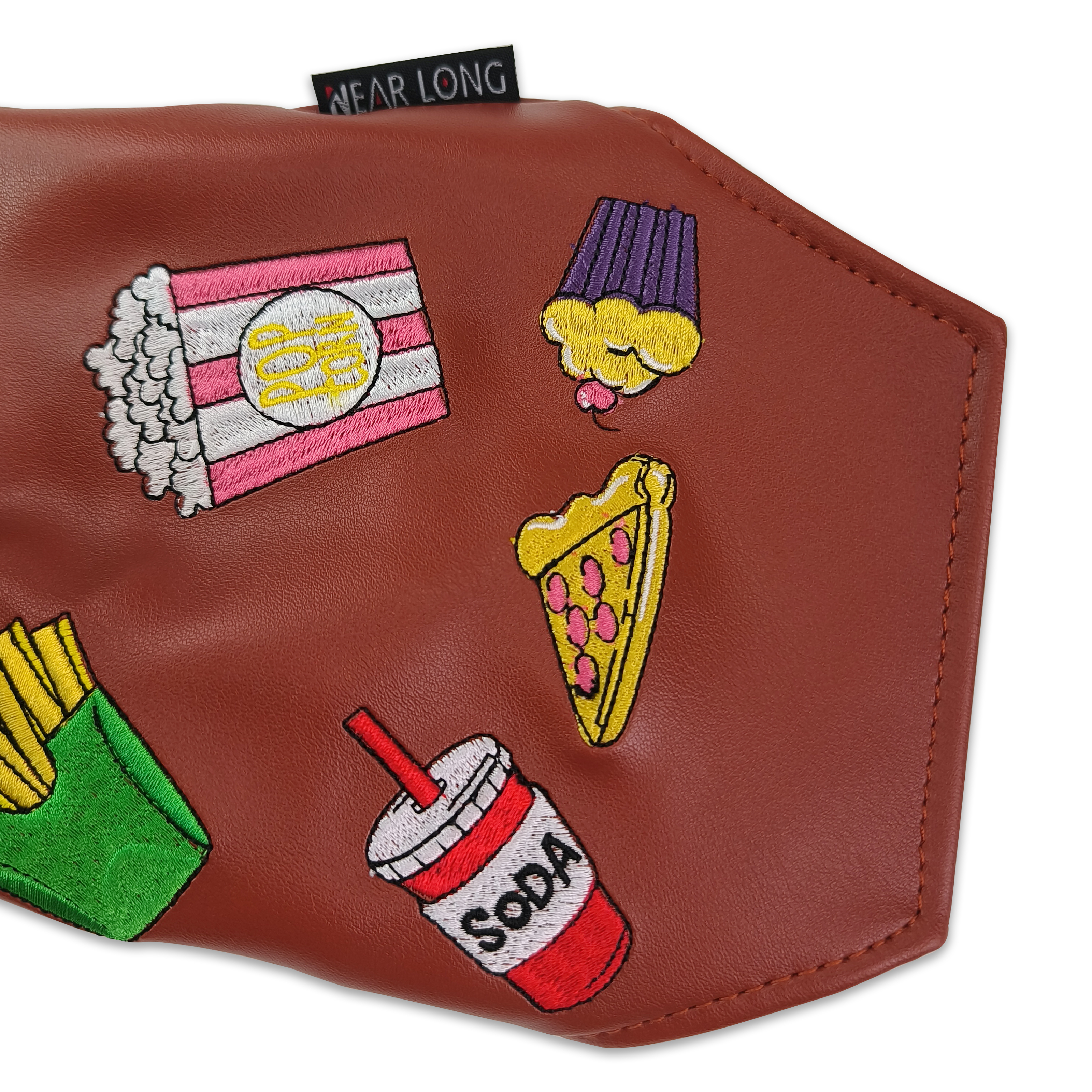 Wood headcover,www.nearlonggolf.com,OEM Golf Headcover Factory Custom Bulk Orders