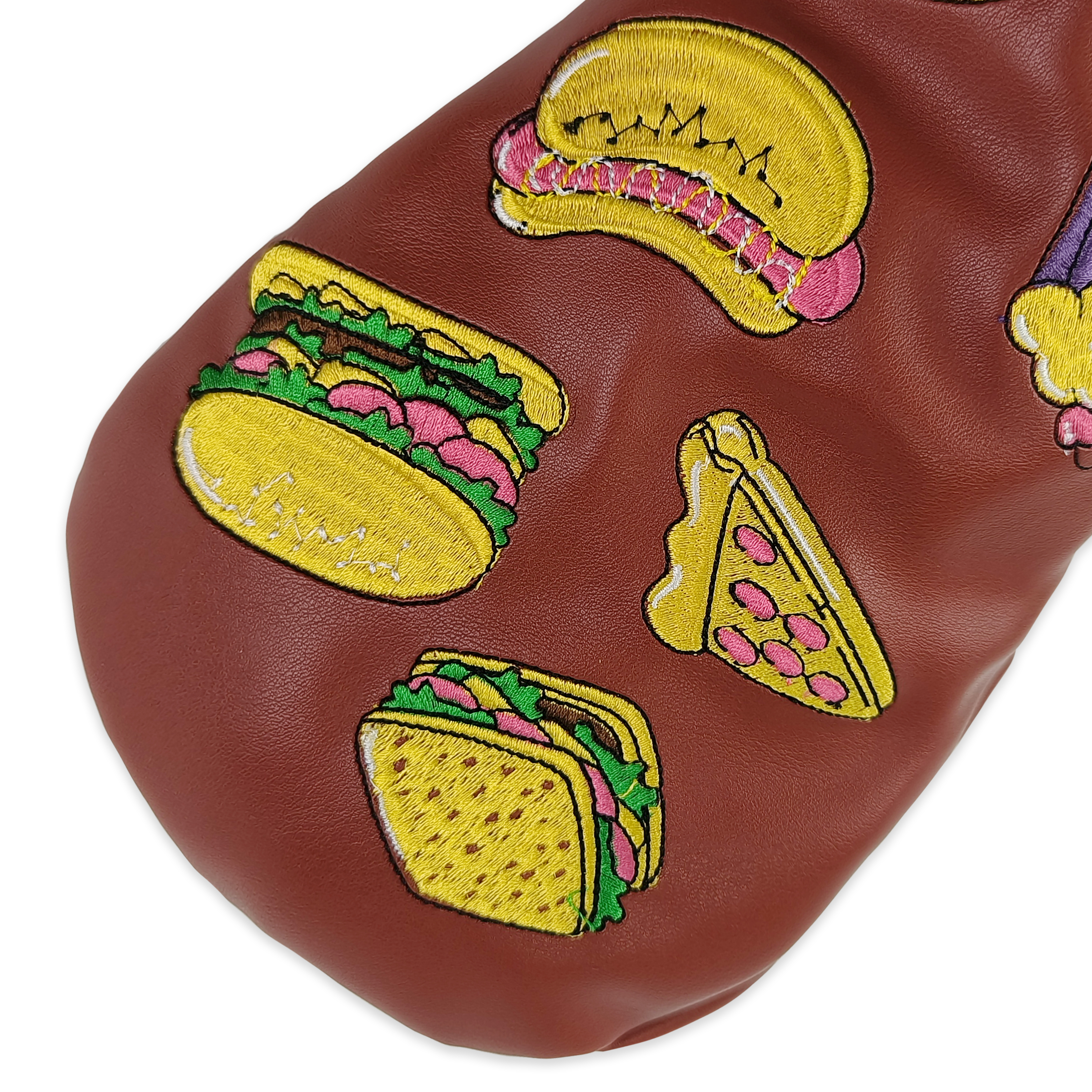Wood headcover,www.nearlonggolf.com,OEM Golf Headcover Factory Custom Bulk Orders