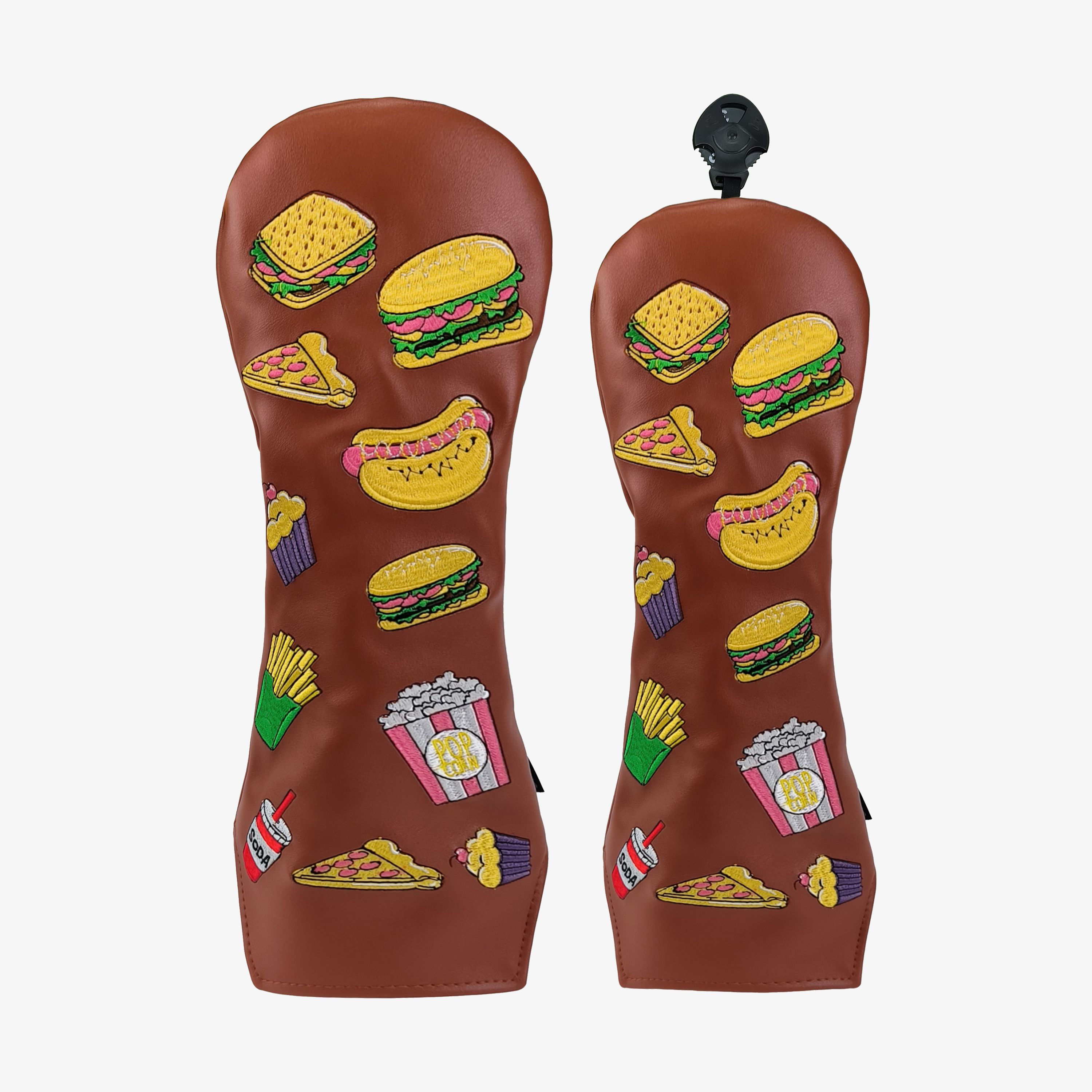 Wood headcover,www.nearlonggolf.com,OEM Golf Headcover Factory Custom Bulk Orders
