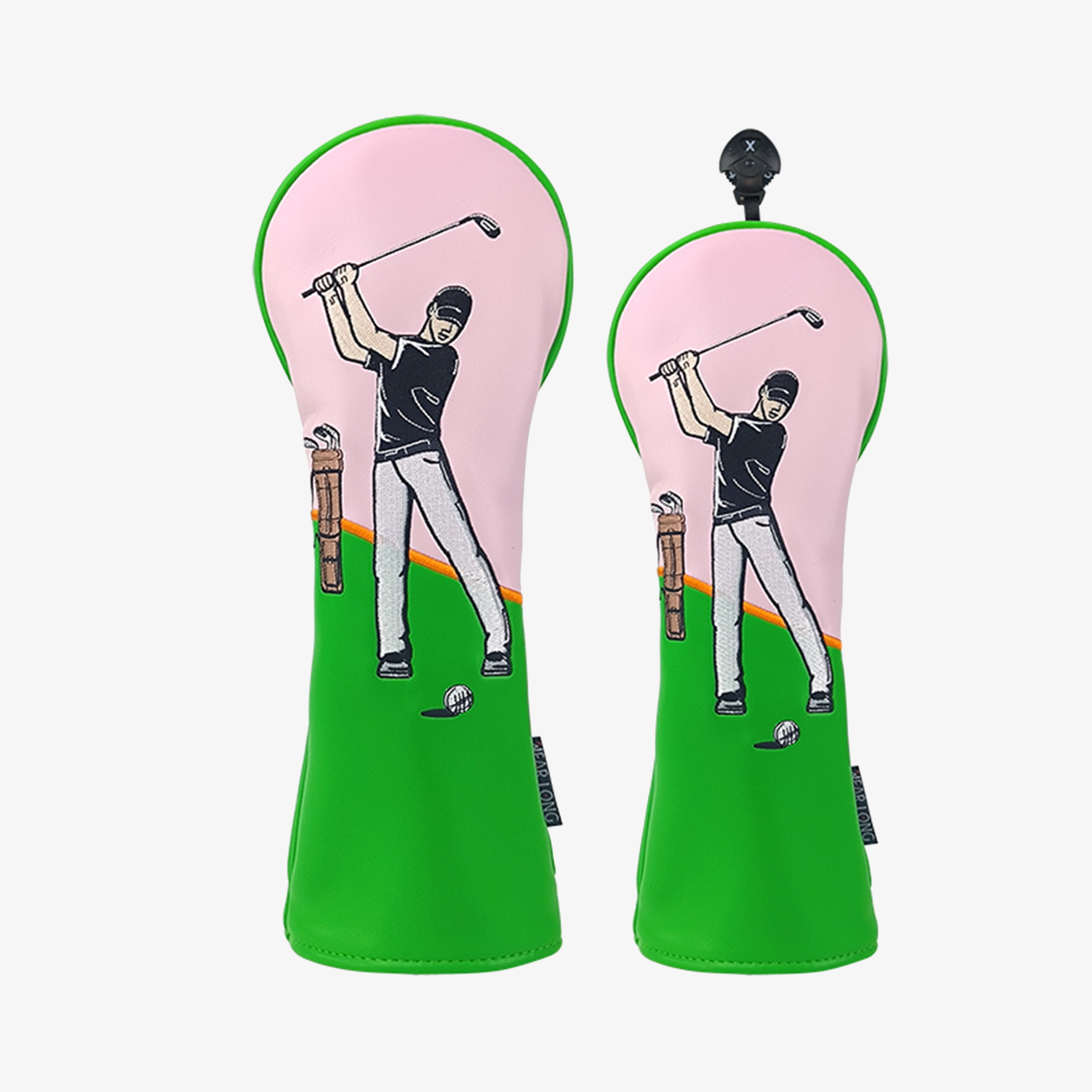 Wood headcover,www.nearlonggolf.com,Golf Headcover Set Custom Embroidery Logo Premium Quality