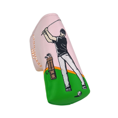 Putter Headcover,www.nearlonggolf.com,Golf Headcover Custom Logo PU Leather For Wholesale Buyers