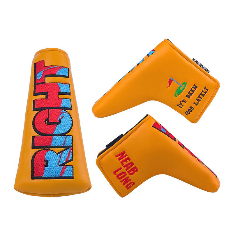 Putter Headcover,www.nearlonggolf.com,Custom Golf Headcover Manufacturer PU Leather OEM Supply