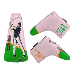 Putter Headcover,www.nearlonggolf.com,Golf Headcover Custom Logo PU Leather For Wholesale Buyers
