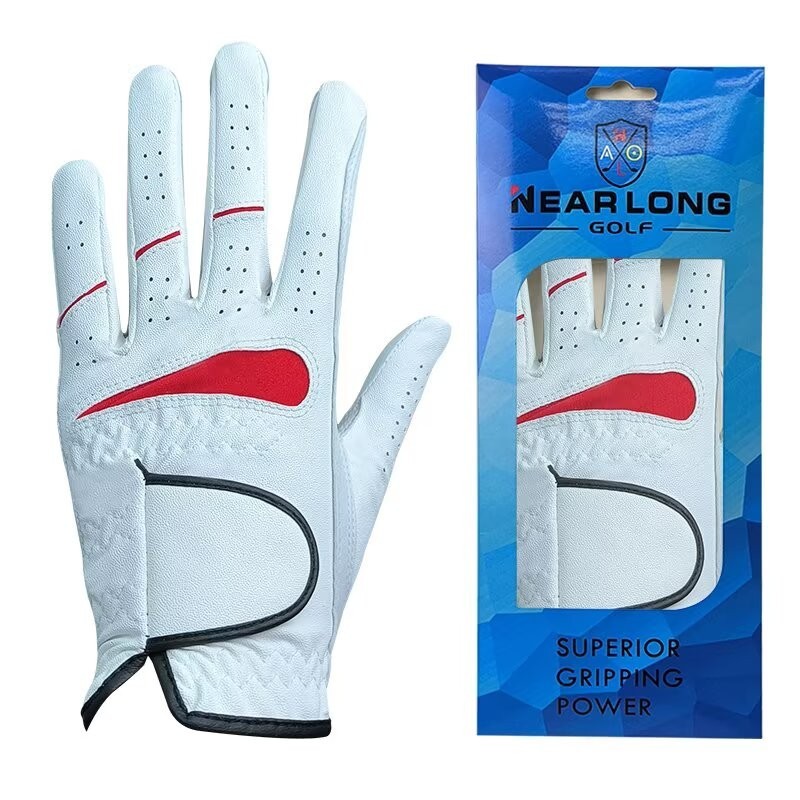 Glove,www.nearlonggolf.com,Premium Golf Gloves Soft Leather Anti Slip Golf Gloves