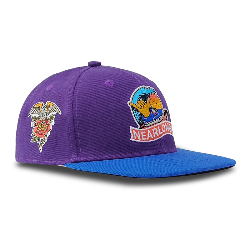 Golf Crew Cap,www.nearlonggolf.com,Custom Flat Bill Golf Hat With Logo