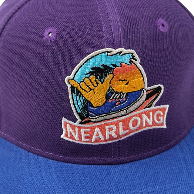 Golf Crew Cap,www.nearlonggolf.com,Custom Flat Bill Golf Hat With Logo