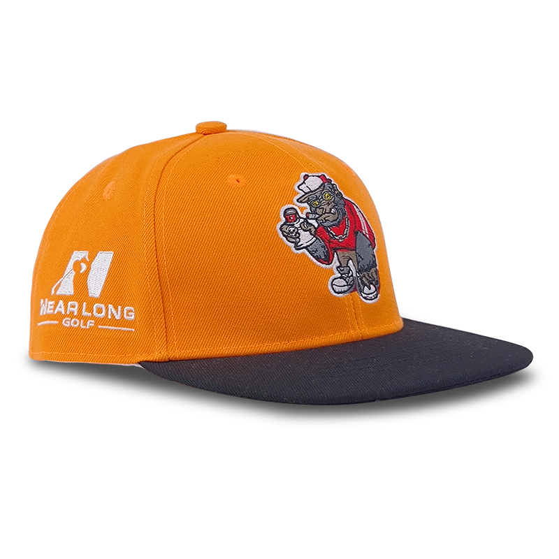 Golf Crew Cap,www.nearlonggolf.com,5 Panel Snapback Golf Hat Custom Logo