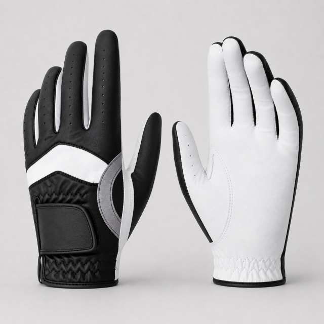 Black Glove,www.nearlonggolf.com,Premium Cabretta Golf Gloves Breathable Anti Slip