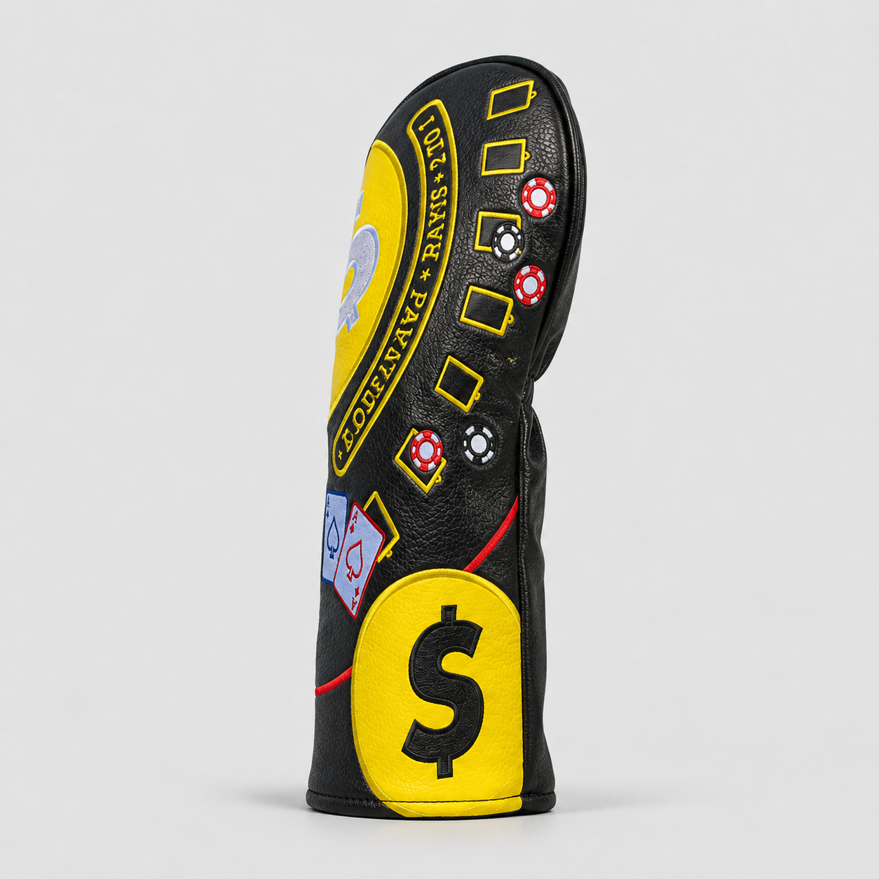 Wood headcover,www.nearlonggolf.com,Custom Poker Golf Head Covers