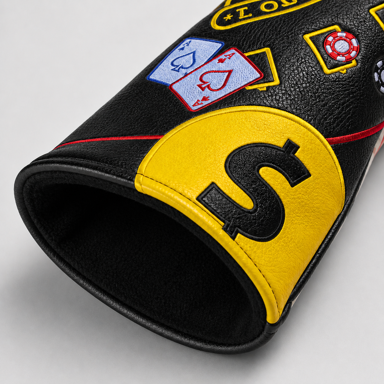 Wood headcover,www.nearlonggolf.com,Custom Poker Golf Head Covers