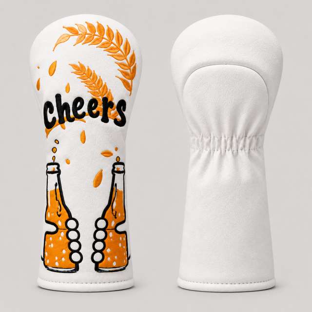 Wood headcover,www.nearlonggolf.com,Custom Poker Golf Head Covers