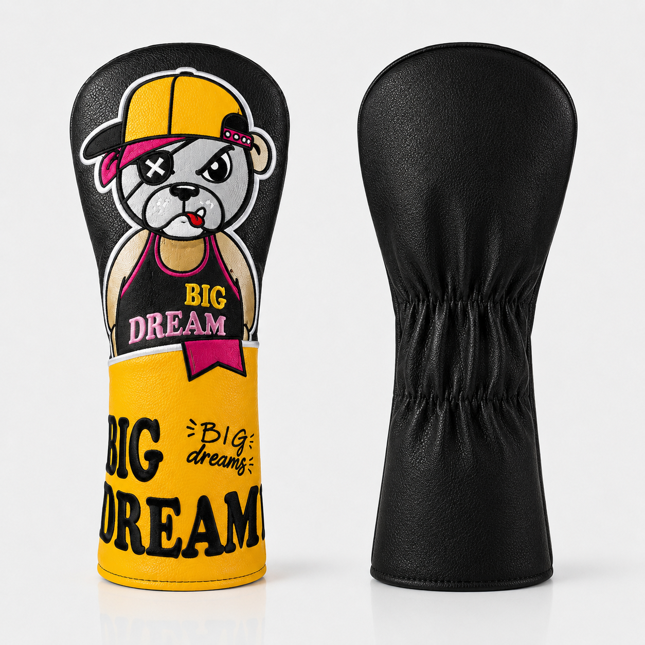 Wood headcover,www.nearlonggolf.com,Embroidered Knit Golf Club Covers