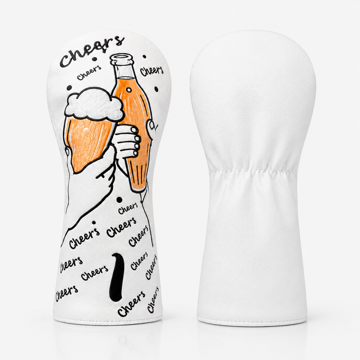 Wood headcover,www.nearlonggolf.com,Custom Yarn Golf Headcovers