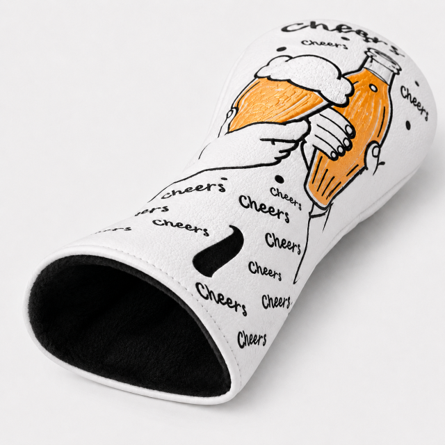 Wood headcover,www.nearlonggolf.com,Custom Yarn Golf Headcovers