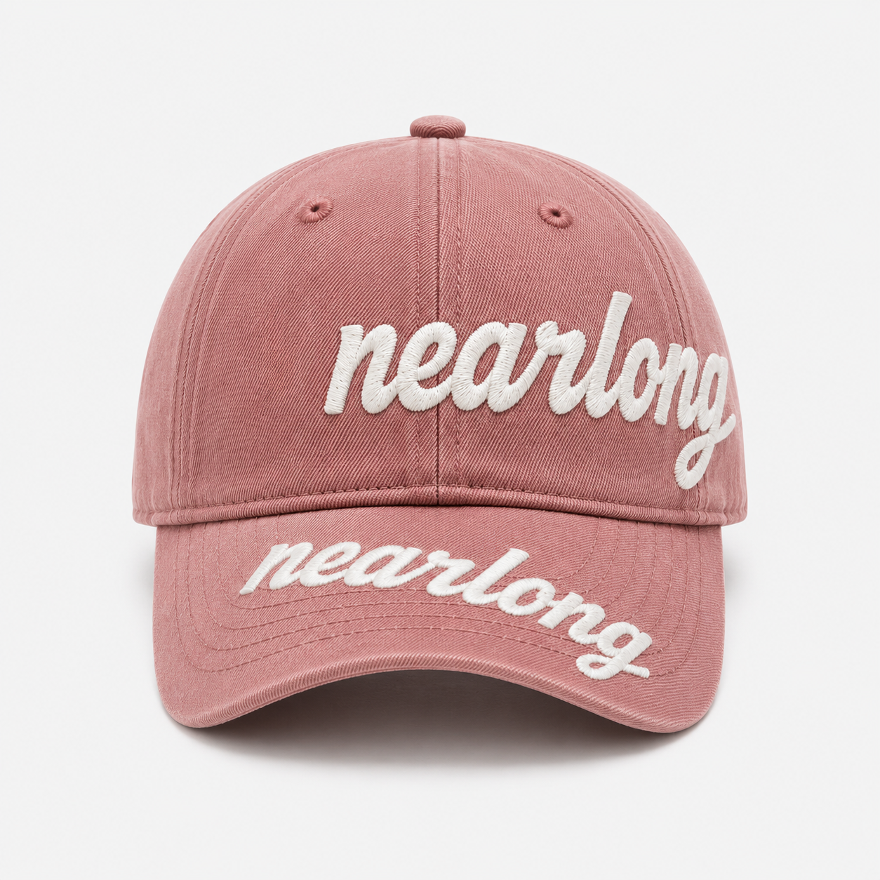 Charcoal Washed Golf Hat,www.nearlonggolf.com,Unstructured Black Golf Cap With Metal Buckle