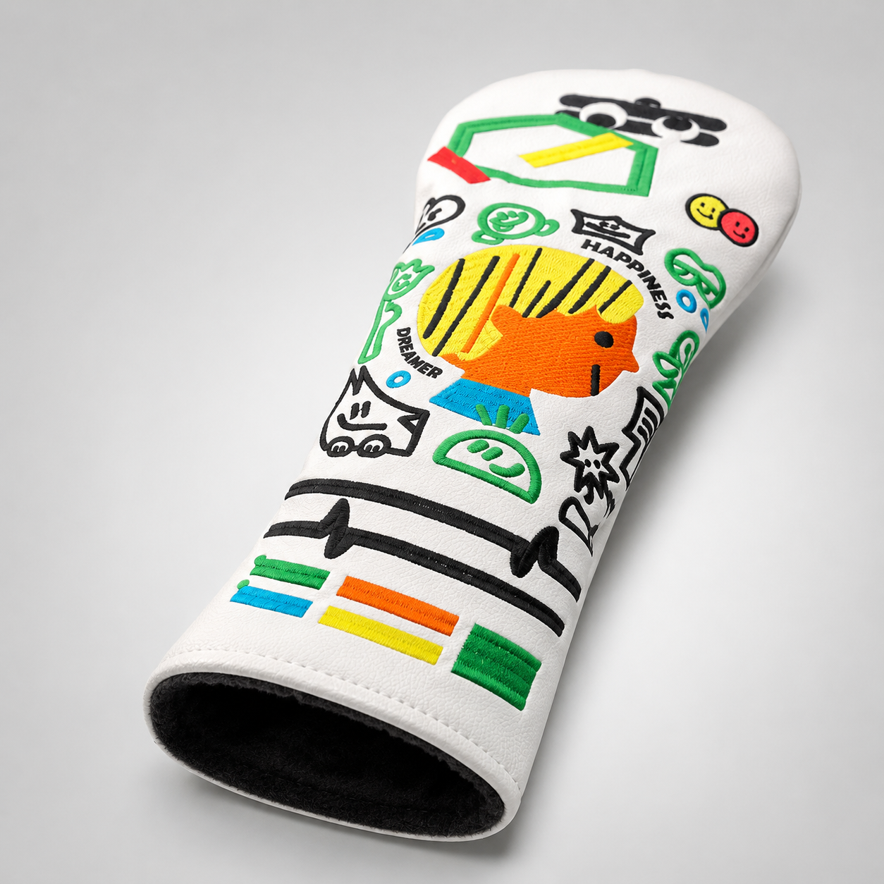 Golf Wood Headcover,www.nearlonggolf.com,Doodle Art Golf Driver Headcover
