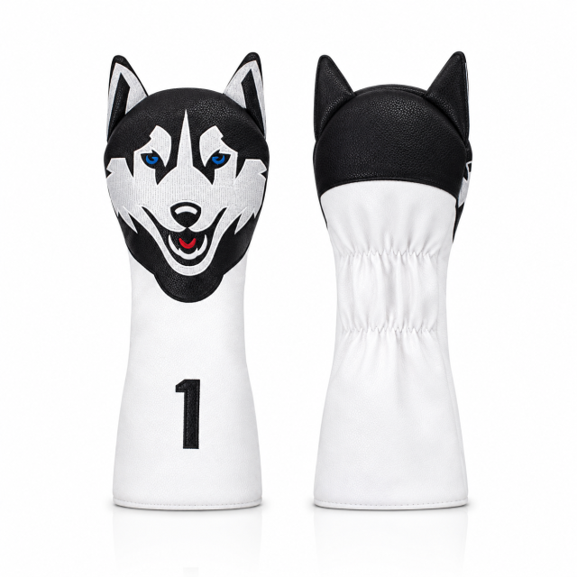 Golf Wood Headcover,www.nearlonggolf.com,Husky Dog Golf Driver Headcover