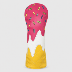 Golf Wood Headcover,www.nearlonggolf.com,Sprinkle Ice Cream Golf Driver Headcover