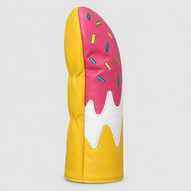 Golf Wood Headcover,www.nearlonggolf.com,Sprinkle Ice Cream Golf Driver Headcover