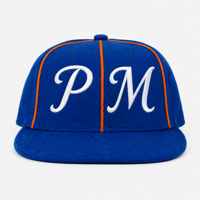 Royal Blue Flat Brim Golf Snapback Cap With 3D Embroidery,www.nearlonggolf.com,Royal Blue Flat Brim Golf Snapback Cap