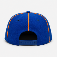 Royal Blue Flat Brim Golf Snapback Cap With 3D Embroidery,www.nearlonggolf.com,Royal Blue Flat Brim Golf Snapback Cap