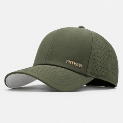 Profile Golf Cap,www.nearlonggolf.com,Olive Green Golf Cap With Ball Marker