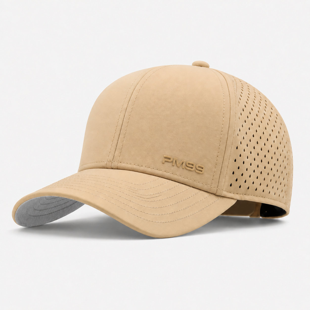 Tan Golf Cap,www.nearlonggolf.com,Tan Golf Cap With Magnetic Brim