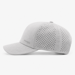 Golf Cap,www.nearlonggolf.com,Light Grey Low Profile Golf Cap