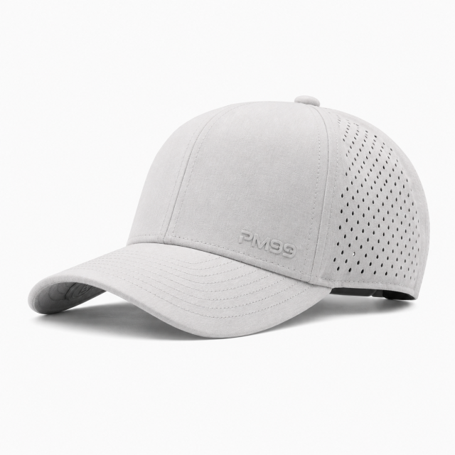 Golf Cap,www.nearlonggolf.com,Light Grey Low Profile Golf Cap