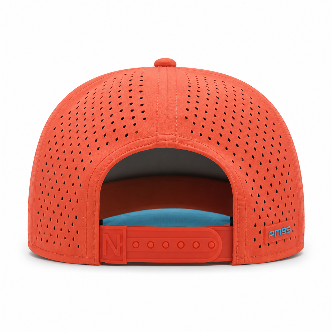 Orange Quick Dry Golf Cap,www.nearlonggolf.com,Orange Quick Dry Golf Cap With Vented Panels