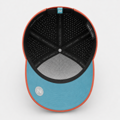 Orange Quick Dry Golf Cap,www.nearlonggolf.com,Orange Quick Dry Golf Cap With Vented Panels
